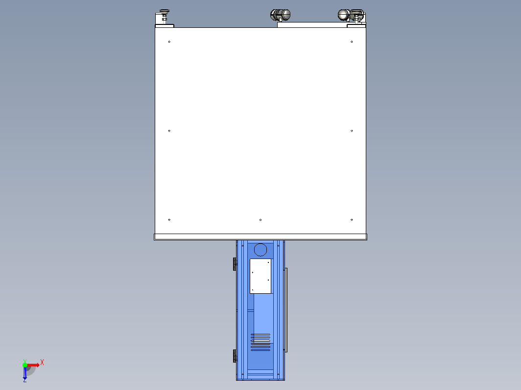 用于生产的工业工作台。