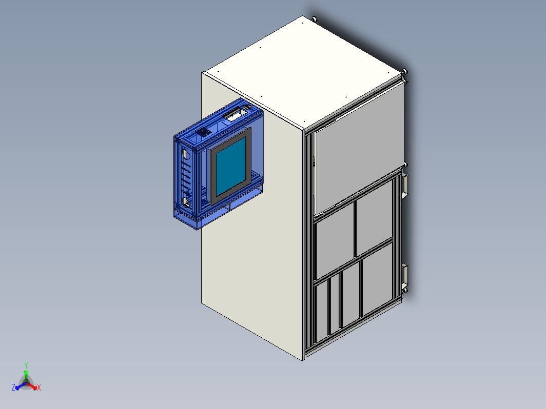 用于生产的工业工作台。