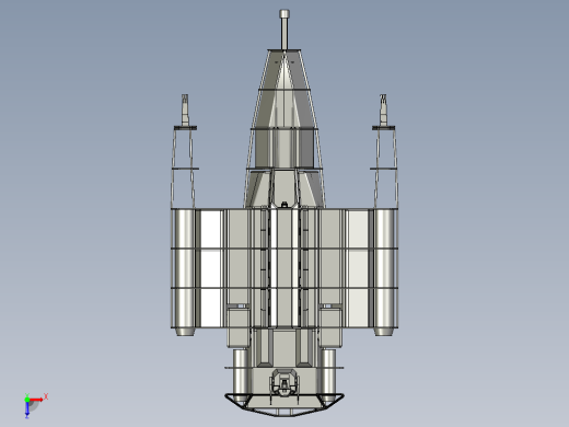 太空飞船框架 50m Space Yacht缩略图
