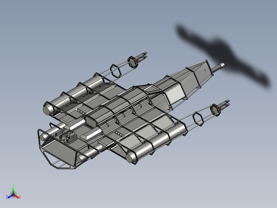 太空飞船框架 50m Space Yacht