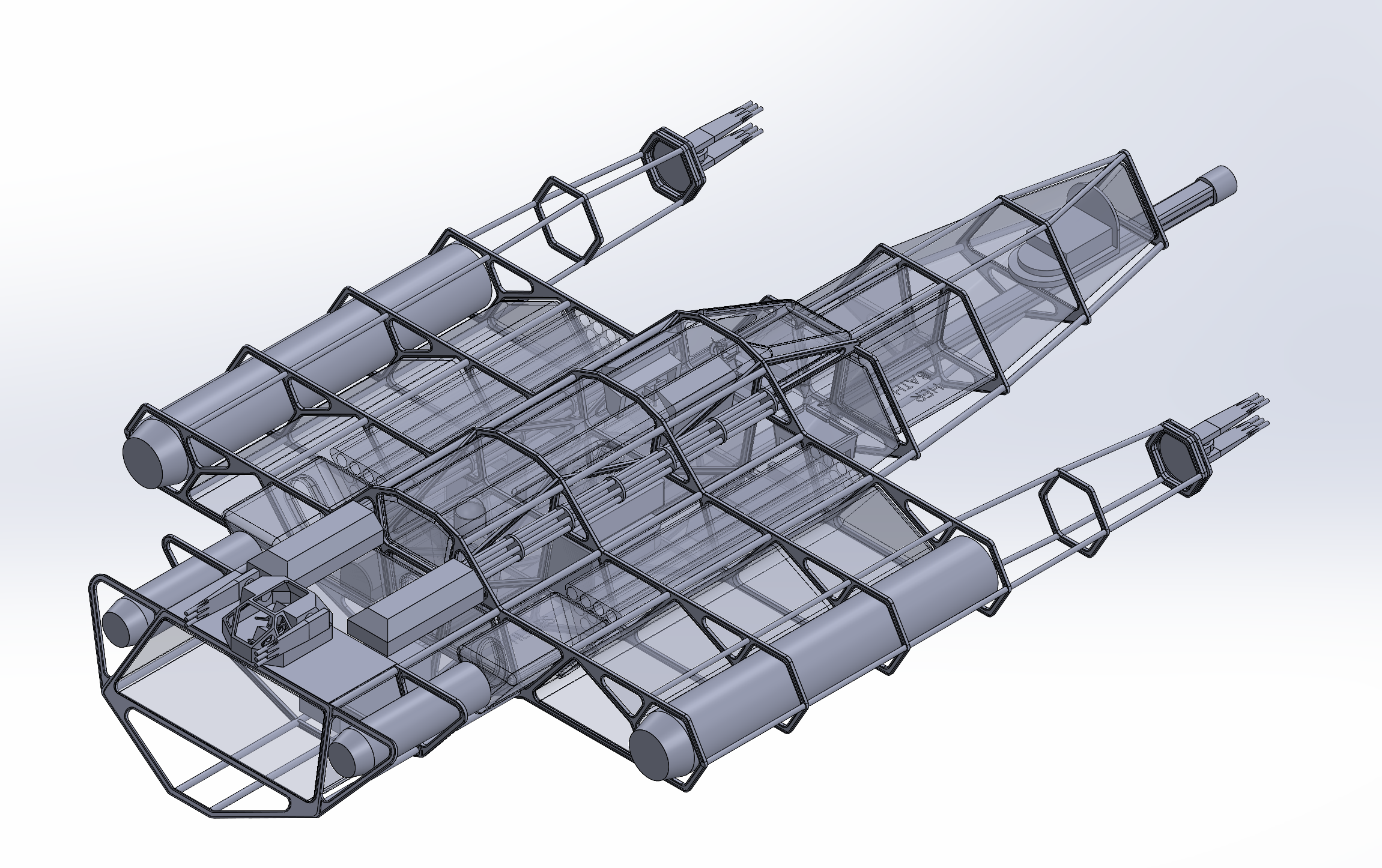 太空飞船框架 50m Space Yacht