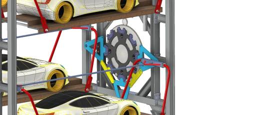 旋转停车场结构 Rotary car parking缩略图