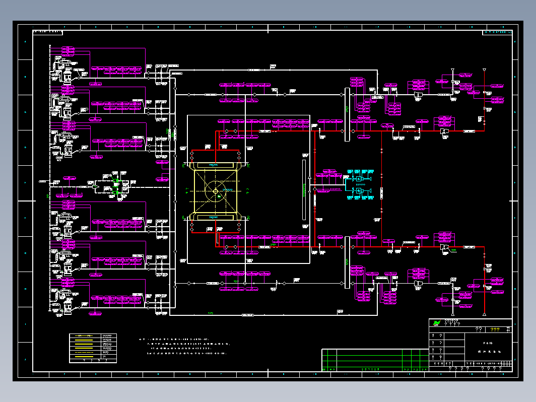 锅炉系统 F146IIS-J0201-02锅炉风系统图