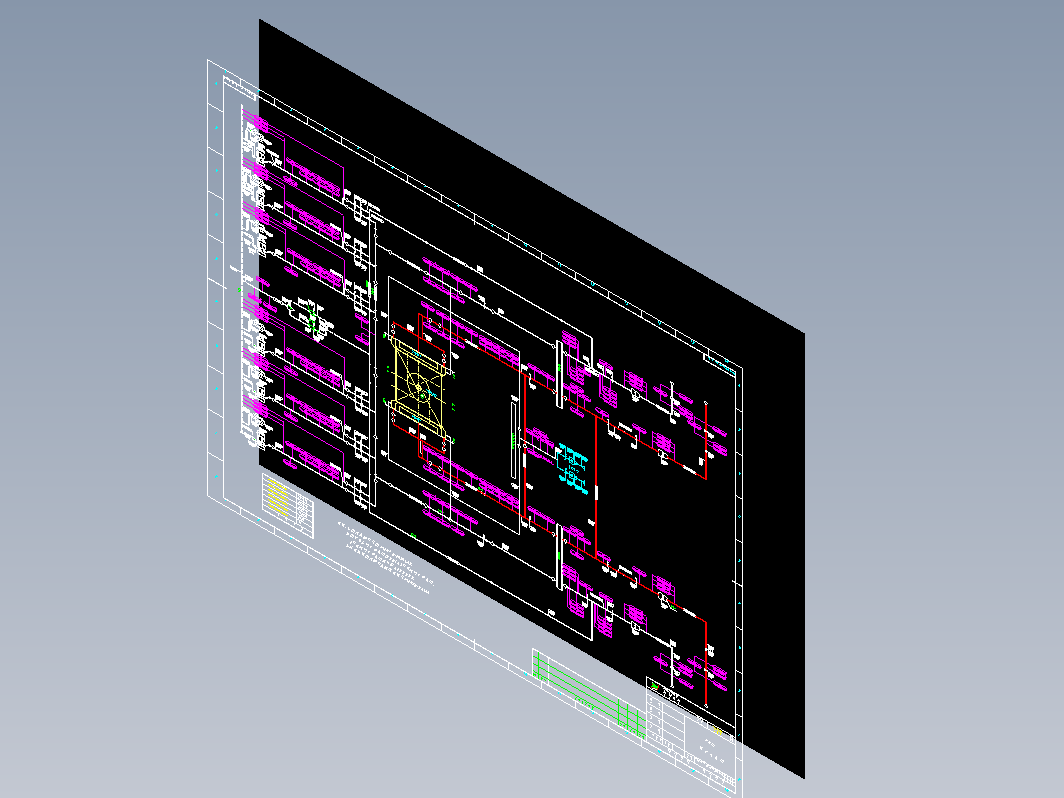 锅炉系统 F146IIS-J0201-02锅炉风系统图