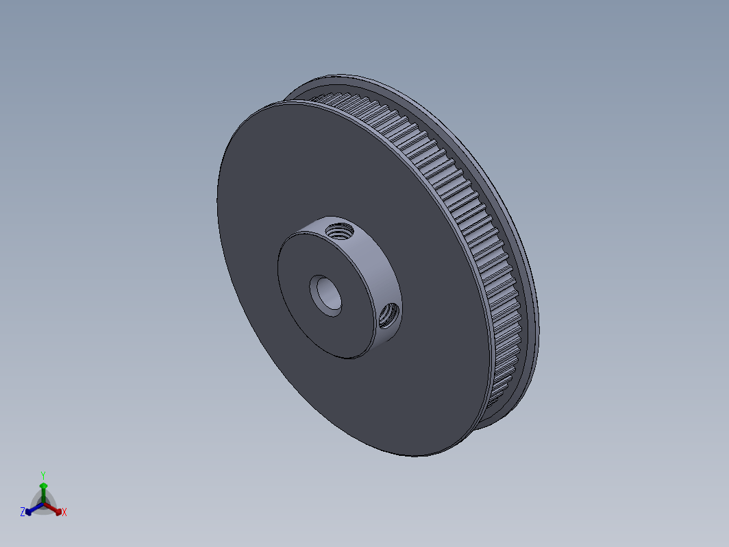 Voron 80T 5mm 孔径滑轮--sw stp