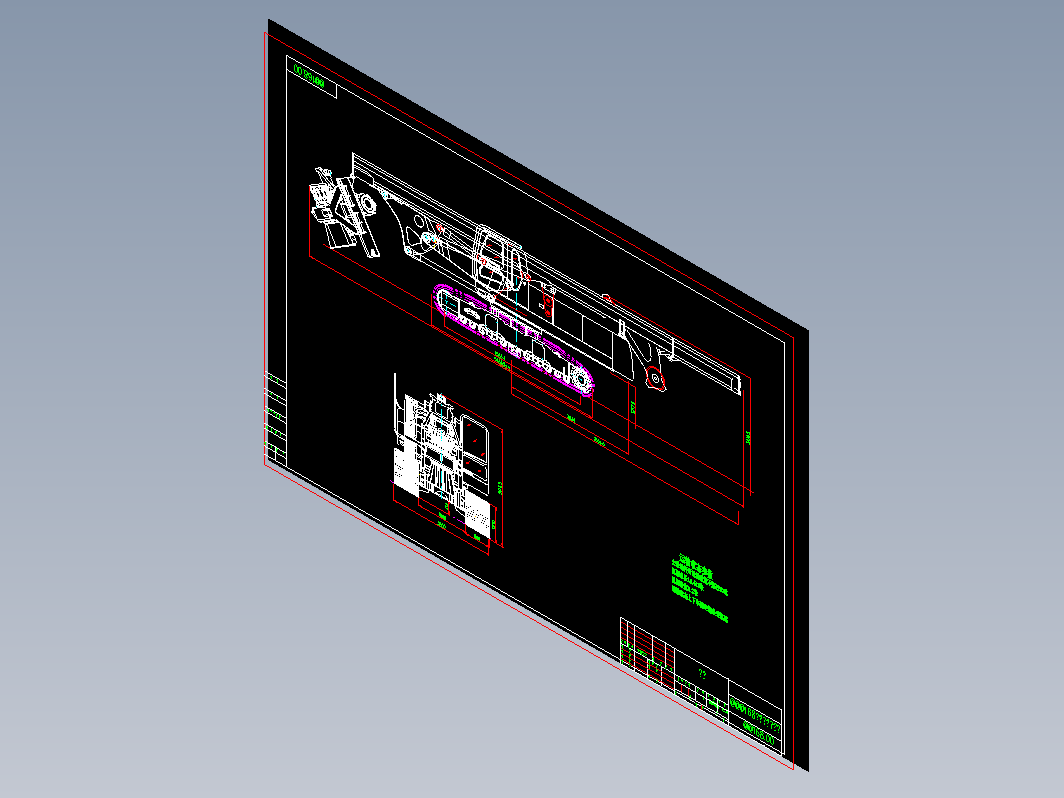 多型号旋挖钻机生产图纸