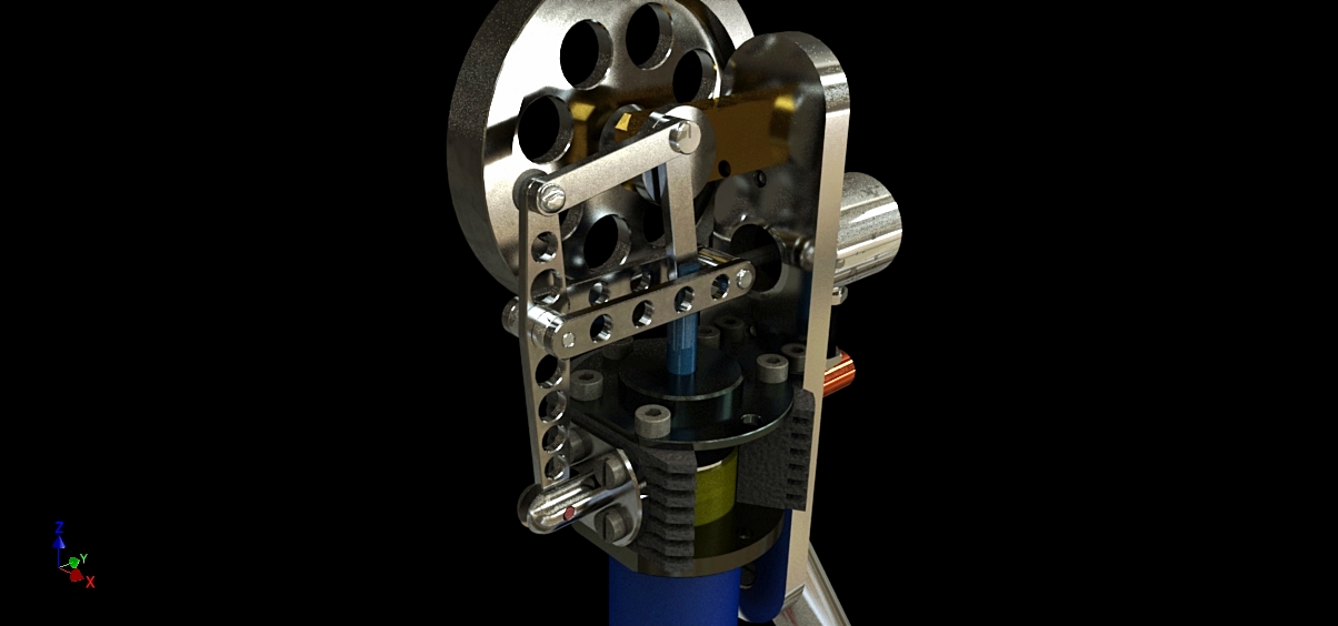 立式斯特林发动机Vertical Stirling Engine