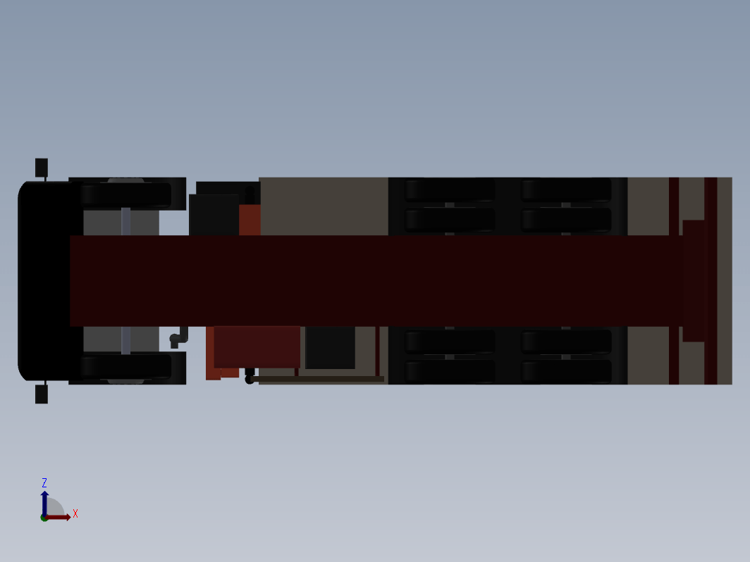 运输卡车SolidWorks模型