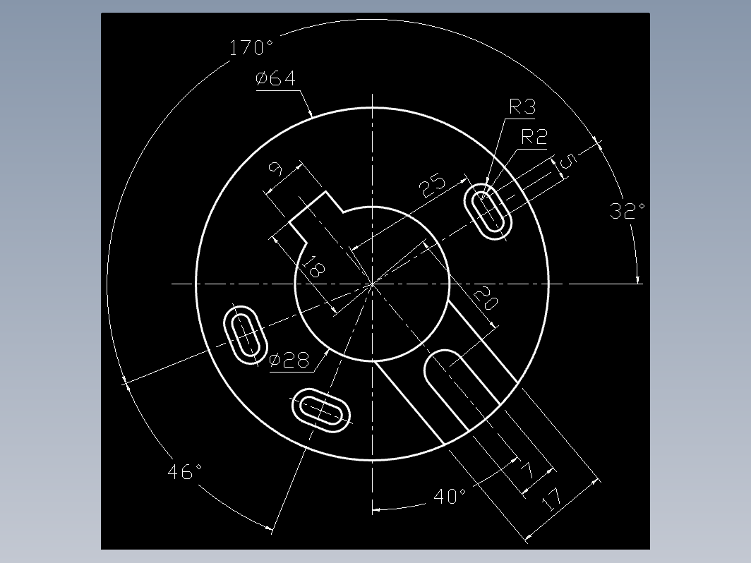 CAD机械零件图-机械制图1