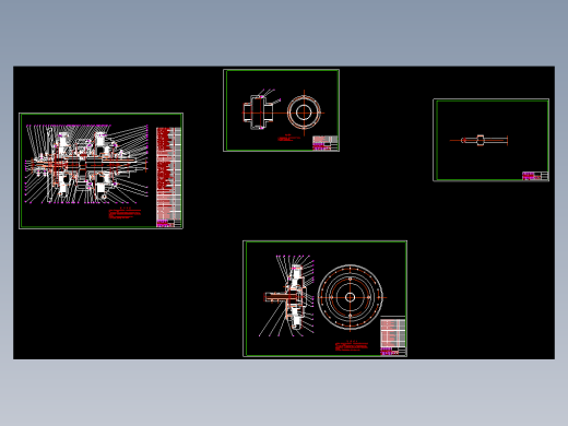 履带拖拉机无级变速器设计（行星机构设计）+CAD+说明书缩略图