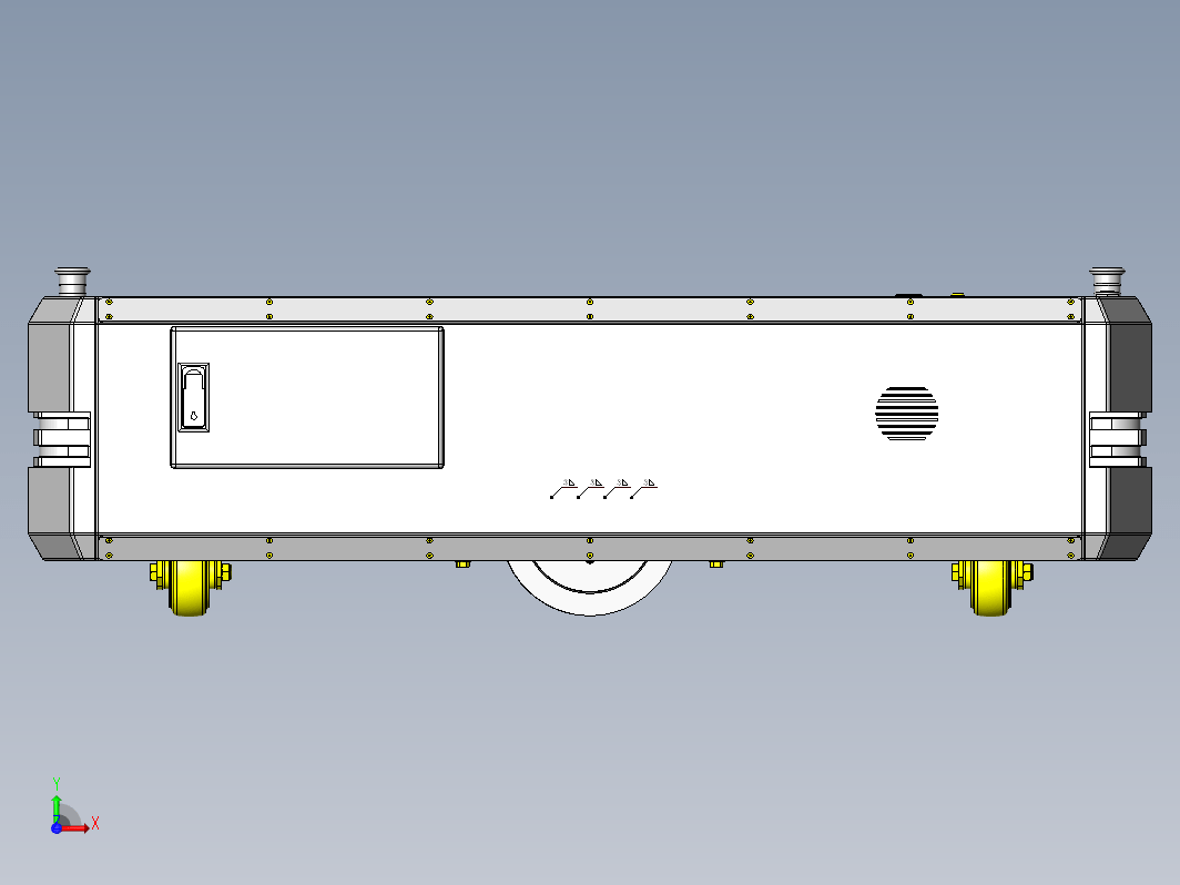 立仓库式AGV_底盘单元