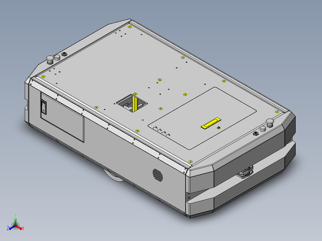 立仓库式AGV_底盘单元