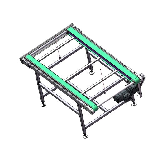 皮带输送线3D+2DCAD+加工件标准件清单BOM缩略图