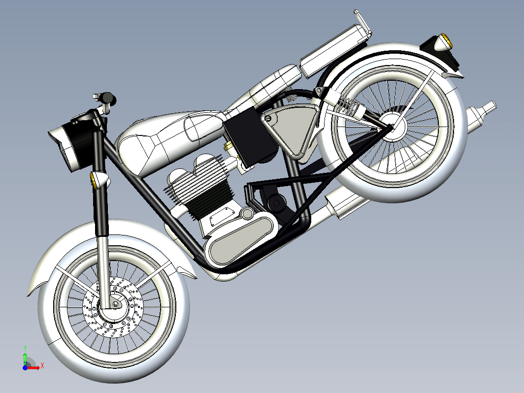 简易Bullet摩托车