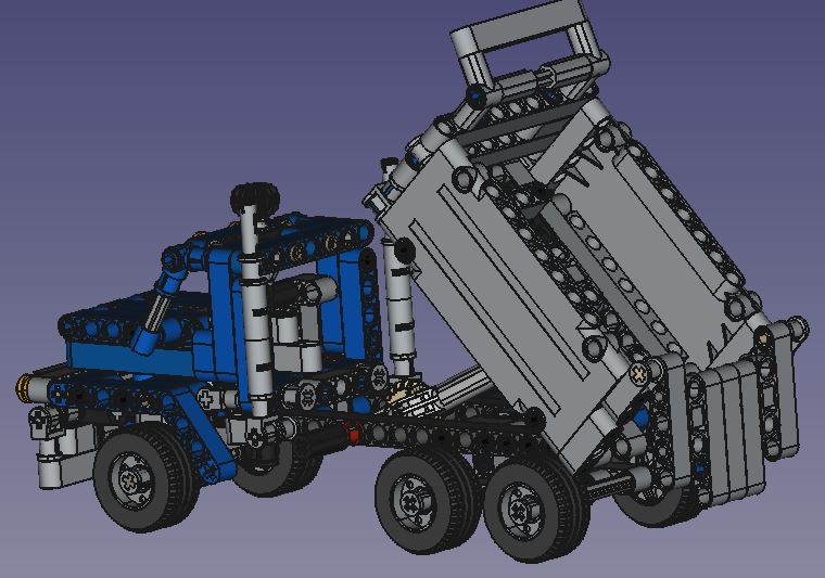 LEGO 42023建筑工程车拼装模型