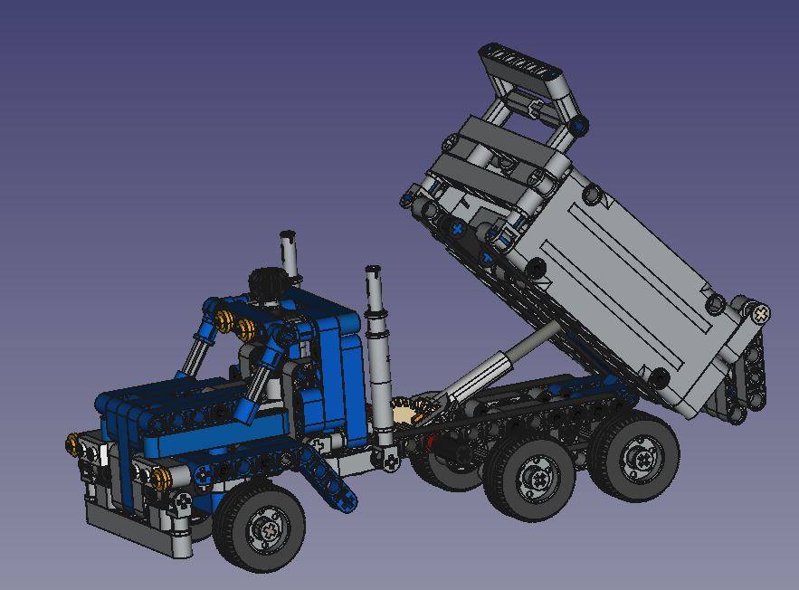 LEGO 42023建筑工程车拼装模型