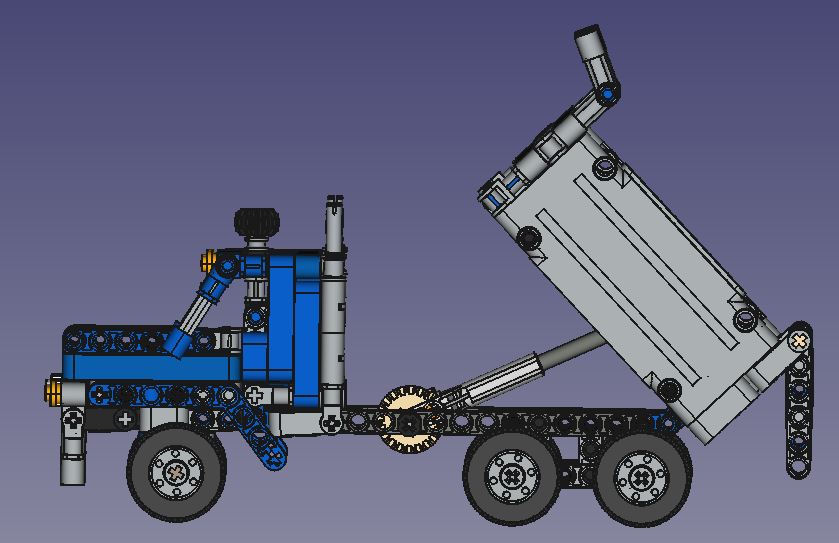 LEGO 42023建筑工程车拼装模型