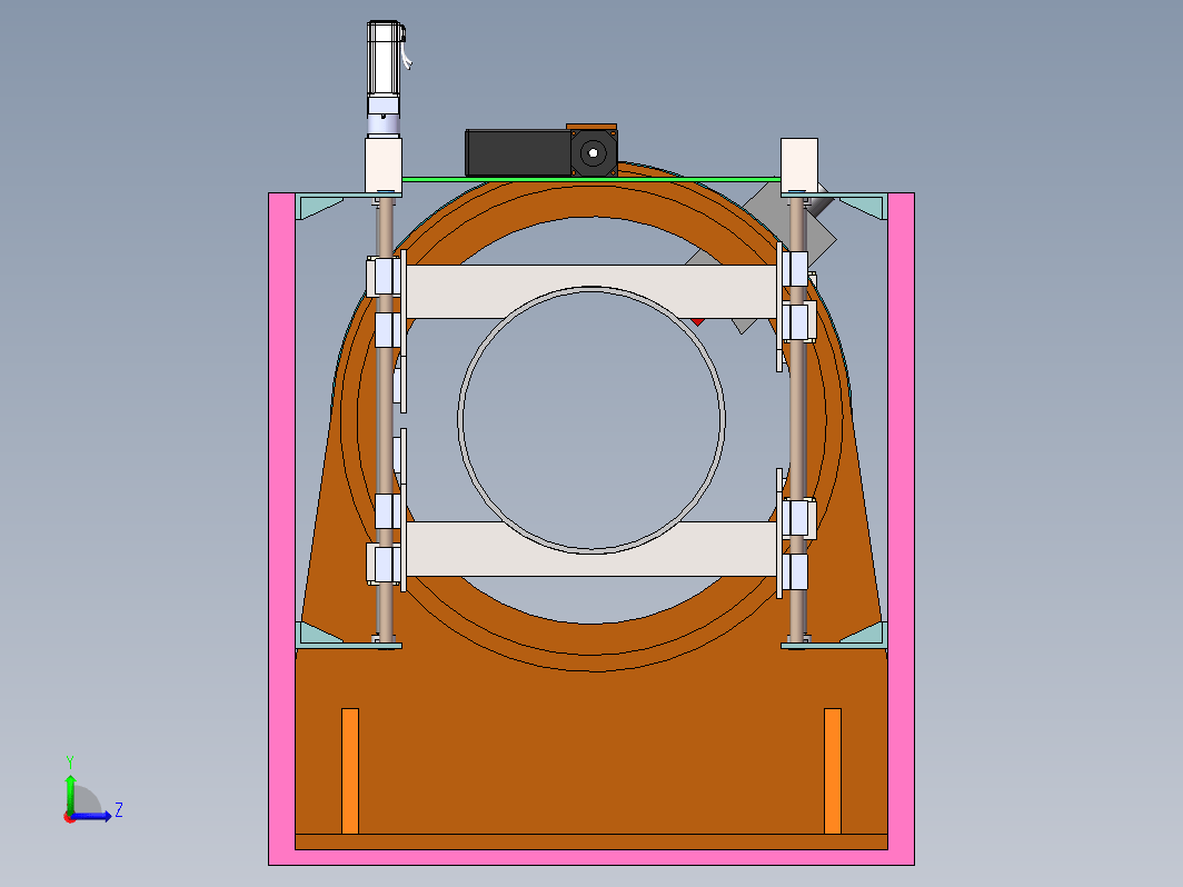 大直径PVC管切割机的设计三维SW2017带参+CAD+说明书