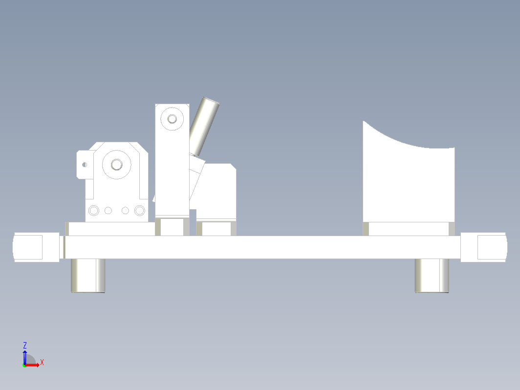 检查夹具臂制动