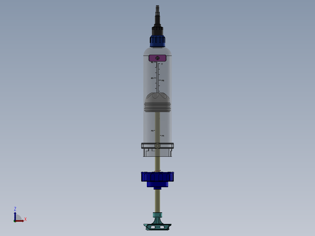 1500cc汽车油液提取注射器 附STEP