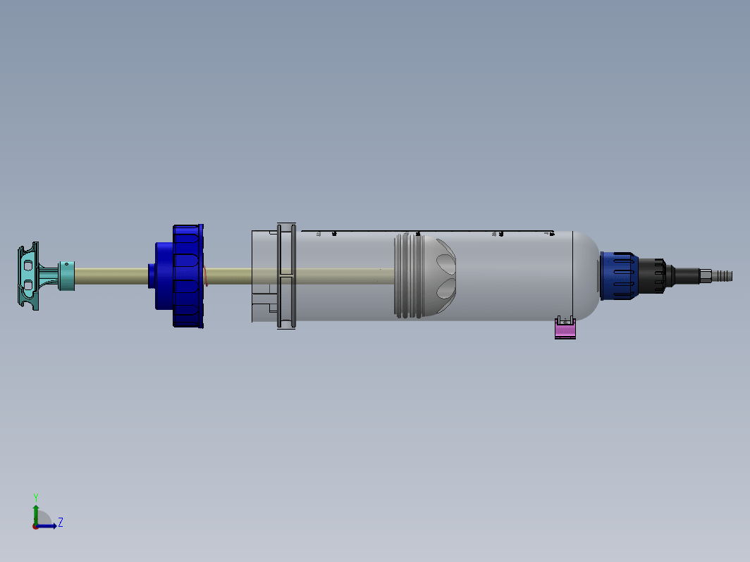 1500cc汽车油液提取注射器 附STEP