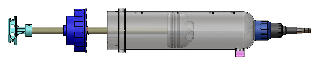 1500cc汽车油液提取注射器 附STEP