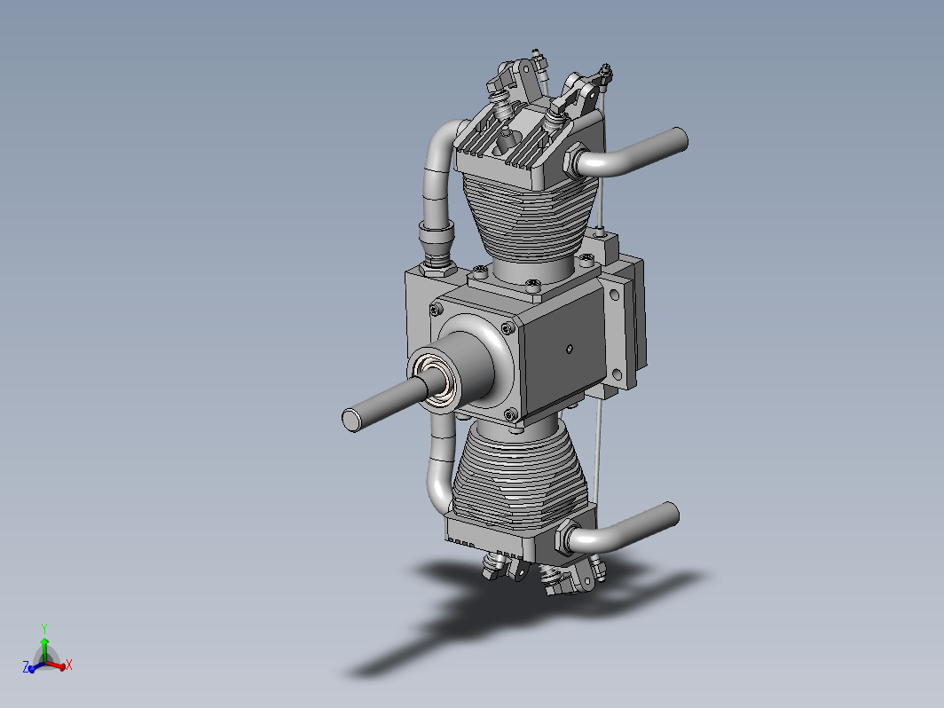 四冲程两缸发动机 Boxer-motor