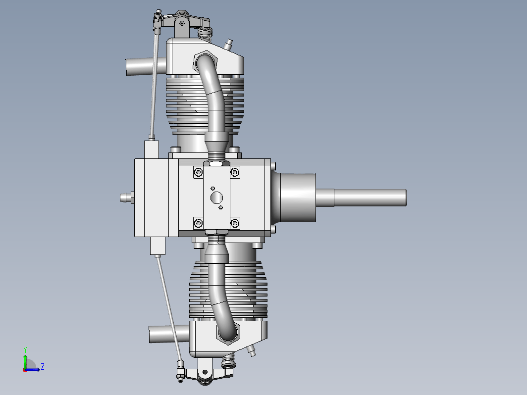 四冲程两缸发动机 Boxer-motor