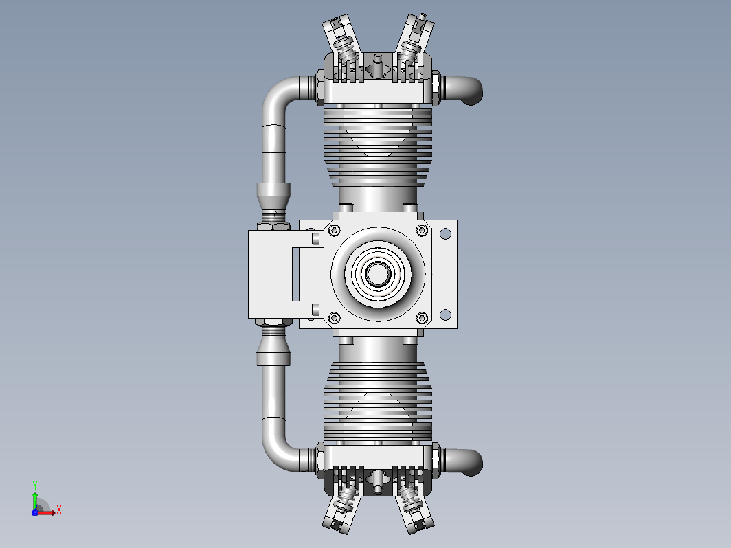 四冲程两缸发动机 Boxer-motor