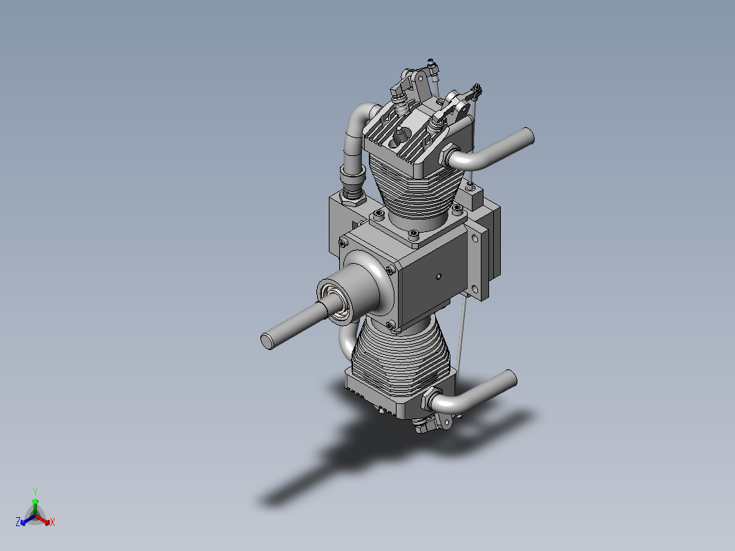 四冲程两缸发动机 Boxer-motor