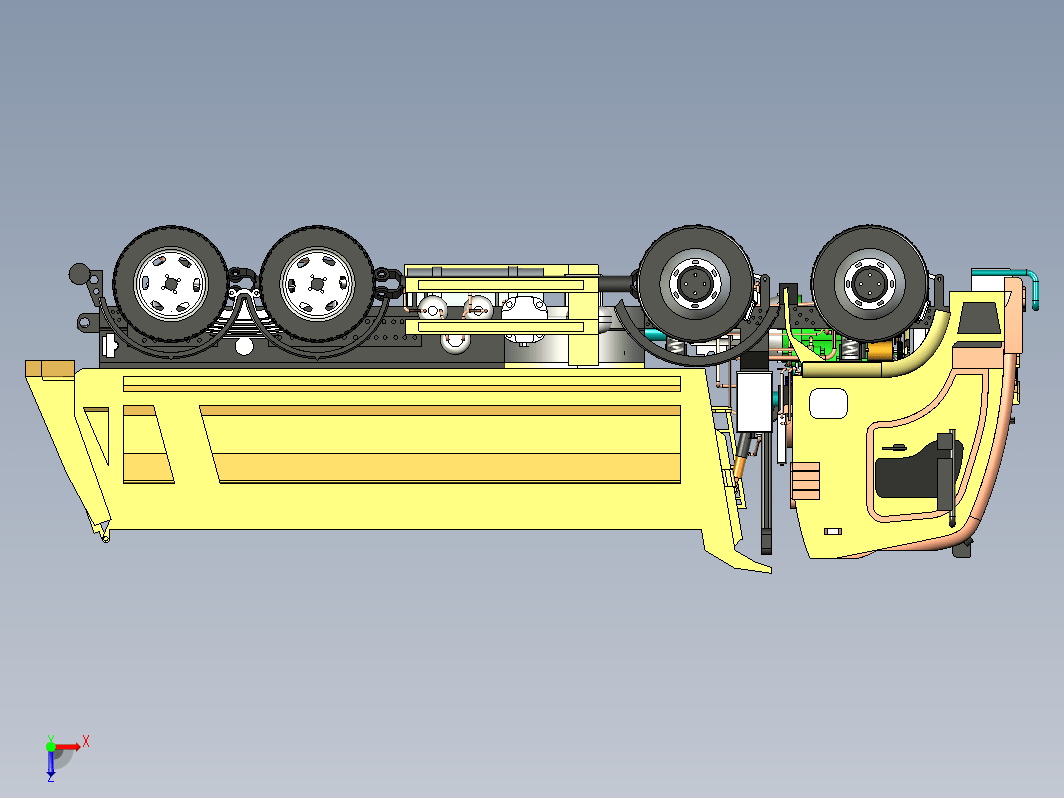 8x4建筑矿山车图纸