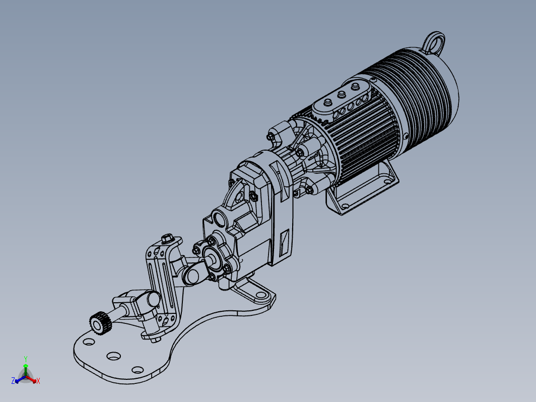 电机齿轮箱 Gear Box Electric