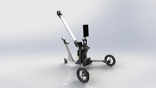 可调气动弹射器模型