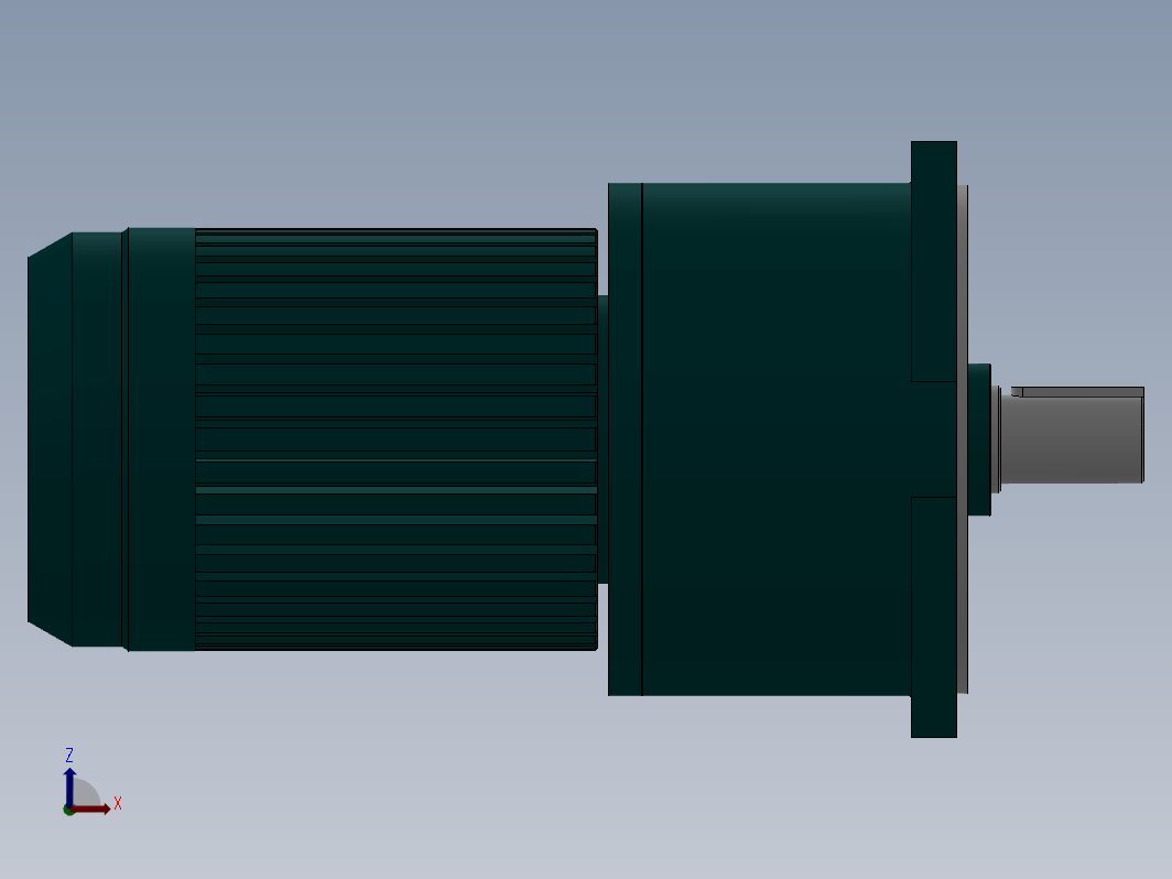 CV-40-1500-35～100立式三相铝壳(刹车)马达减速机[CV-40-1500-80-G3]