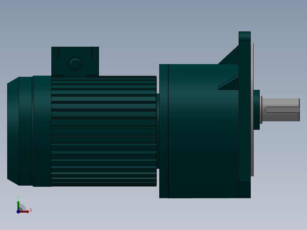 CV-40-1500-35～100立式三相铝壳(刹车)马达减速机[CV-40-1500-80-G3]