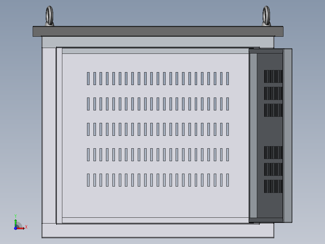 小配电柜小机柜钣金结构 30KVA-550x500x400