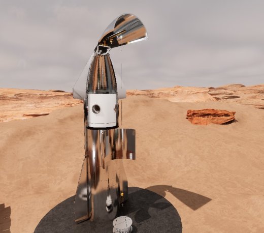 火星上的星际飞船缩略图