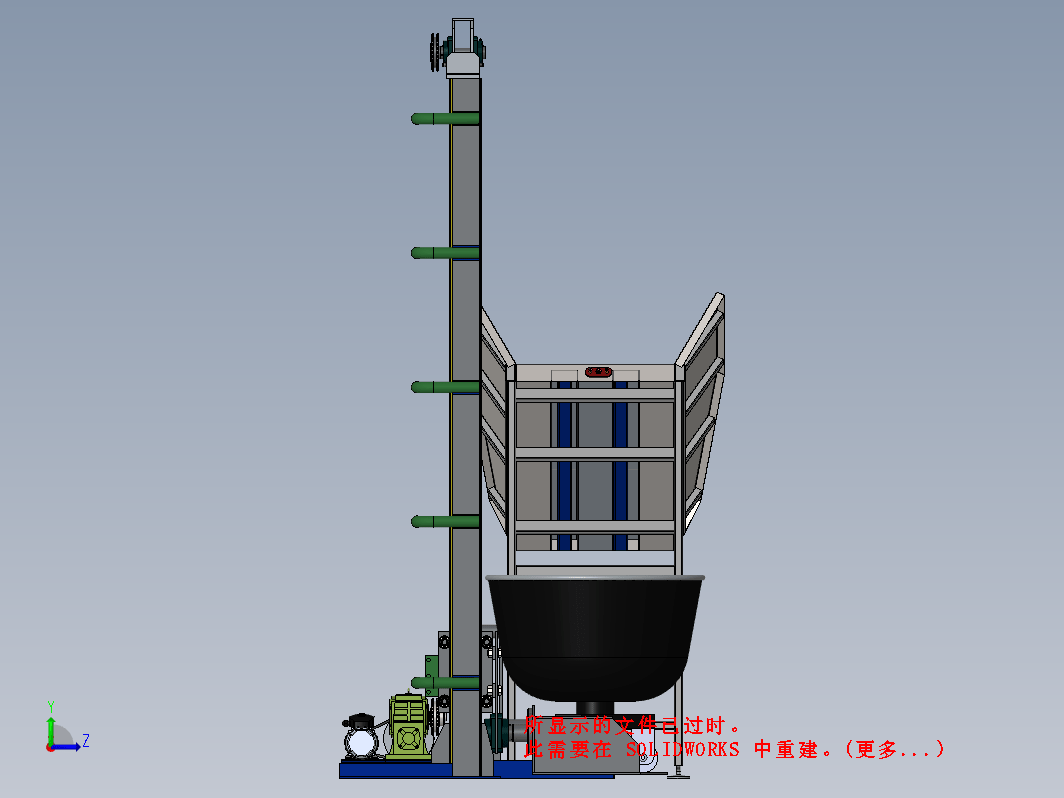 新型举升机三维模型设计（电动升降机叉车）