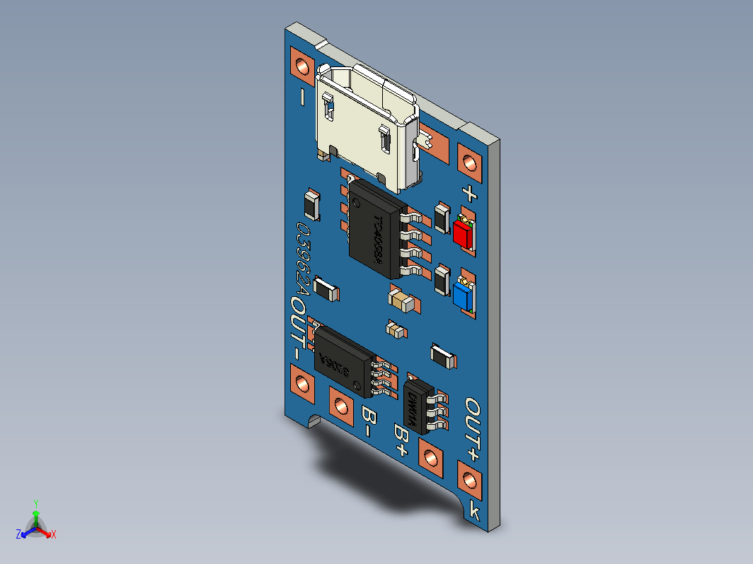 TC4056A充电器模块 5V 1A USB Micro