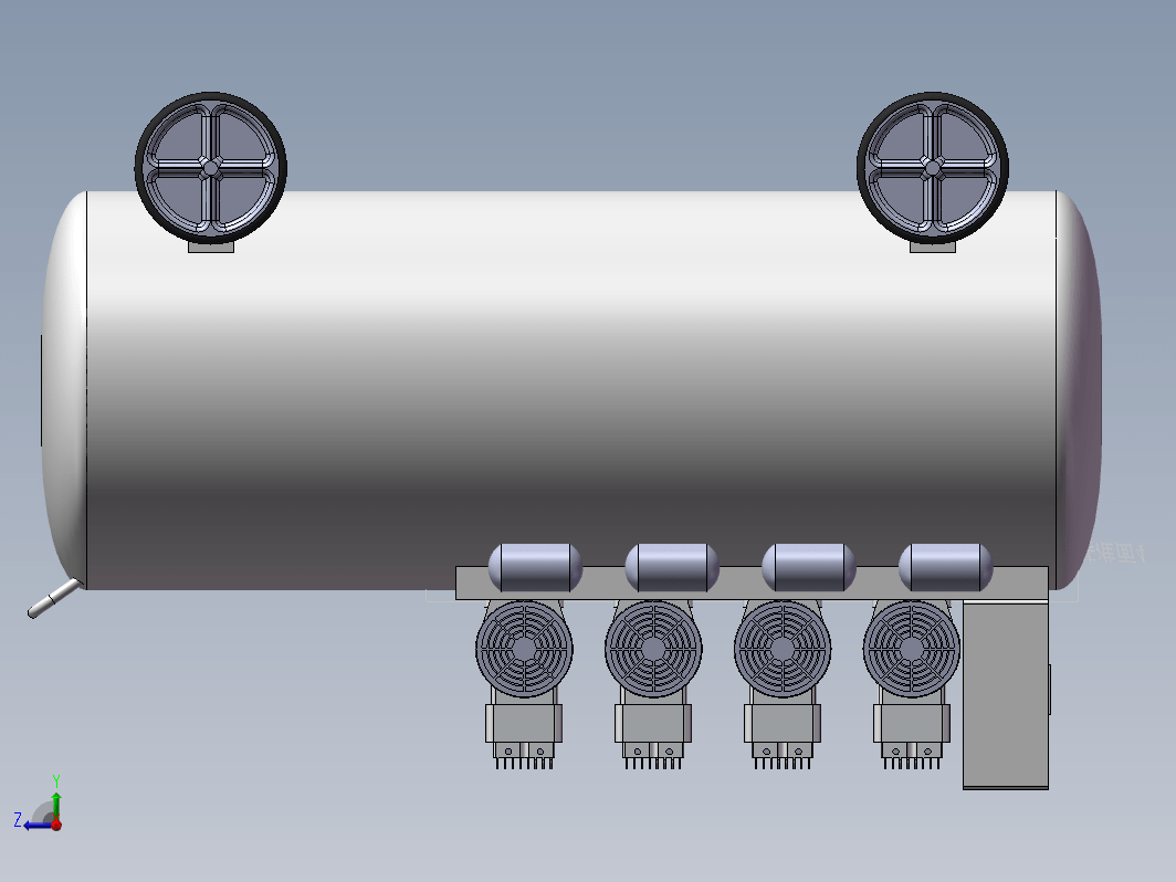 工作中需要空压机模型