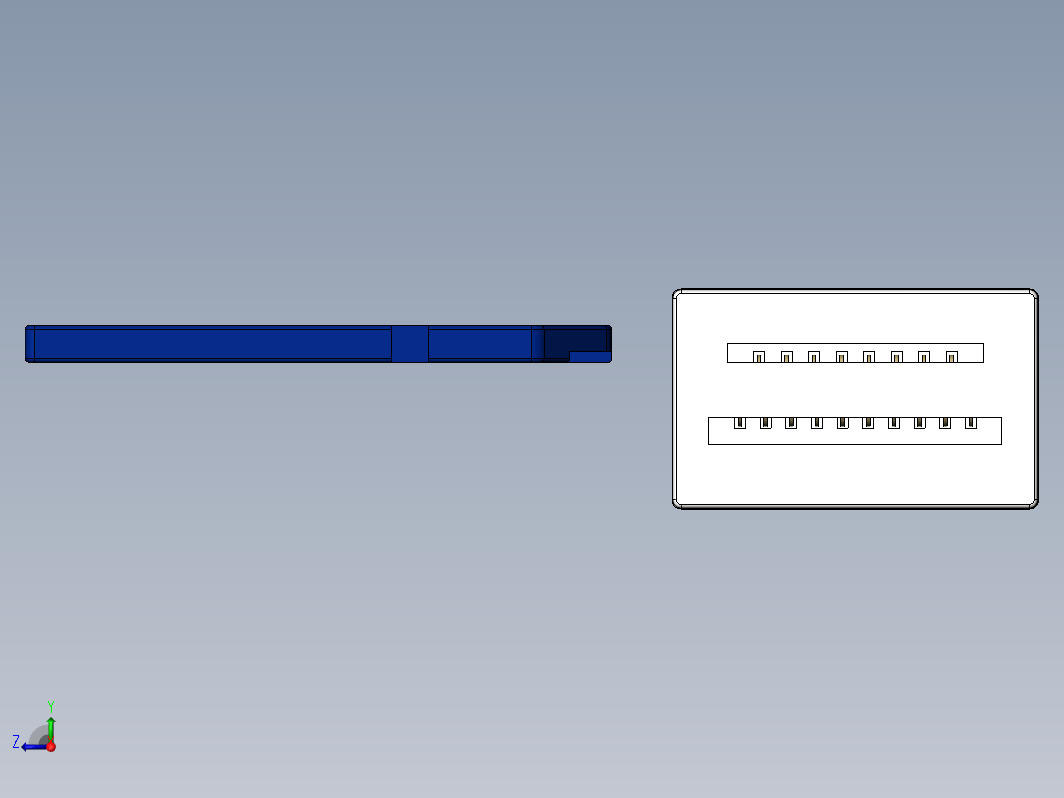 SD卡读卡器模型