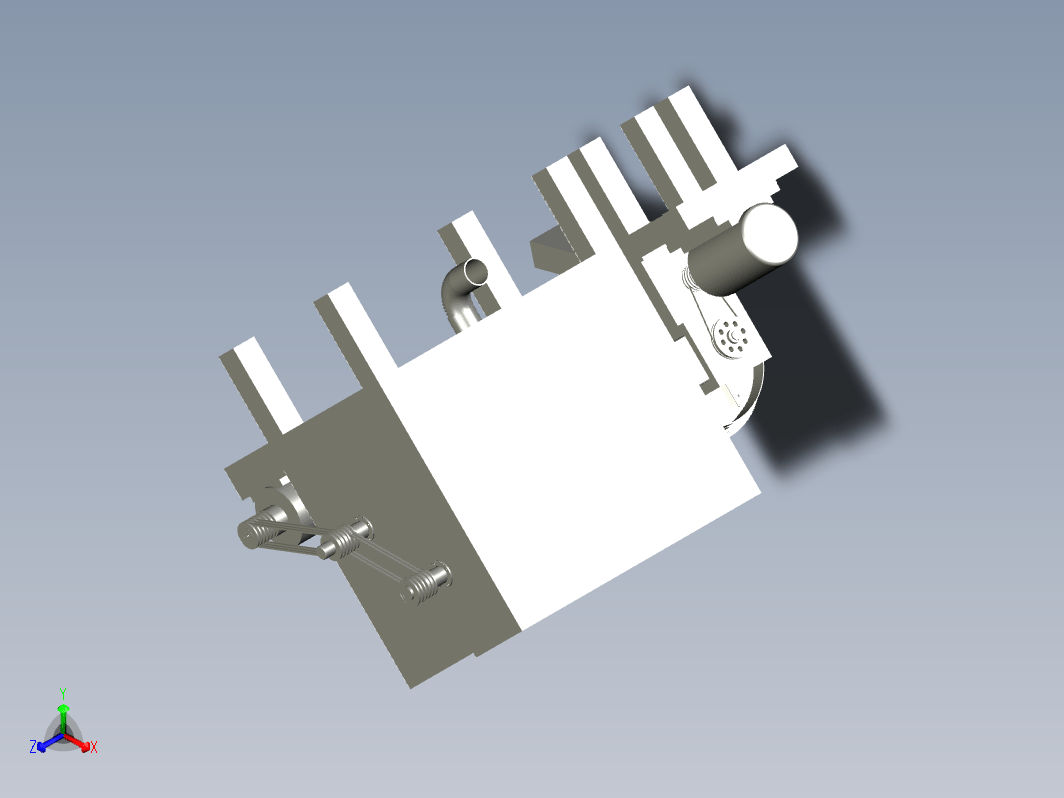 土豆切片清洗一体机三维Step+CAD+说明书