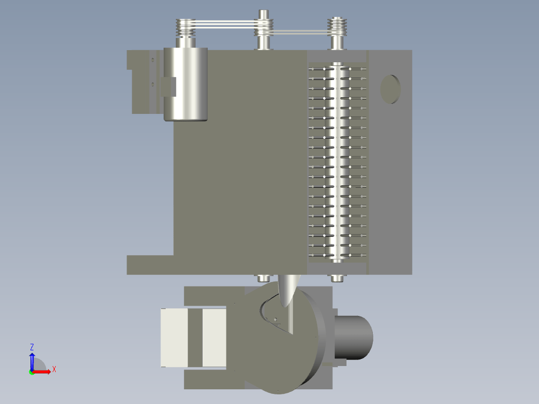 土豆切片清洗一体机三维Step+CAD+说明书