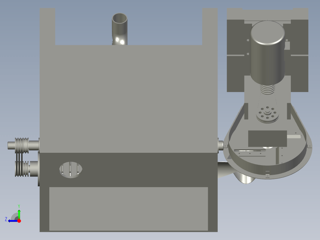 土豆切片清洗一体机三维Step+CAD+说明书