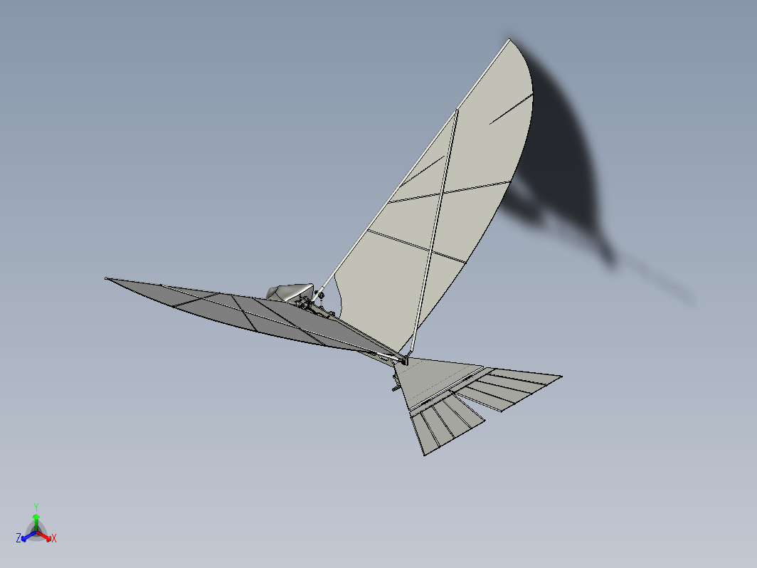 Roborni Ornithopter机械鸟扑翼机构