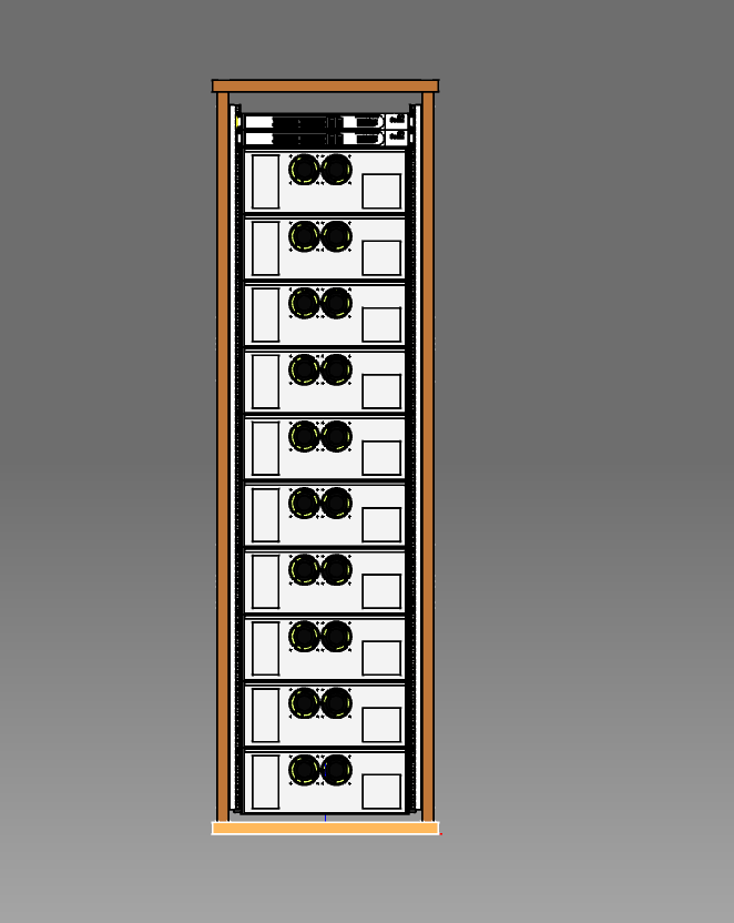 600x900x42HE木制服务器机架机柜