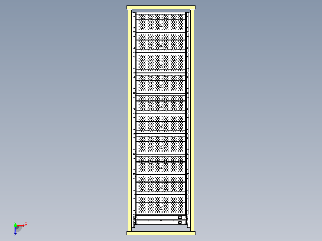 600x900x42HE木制服务器机架机柜