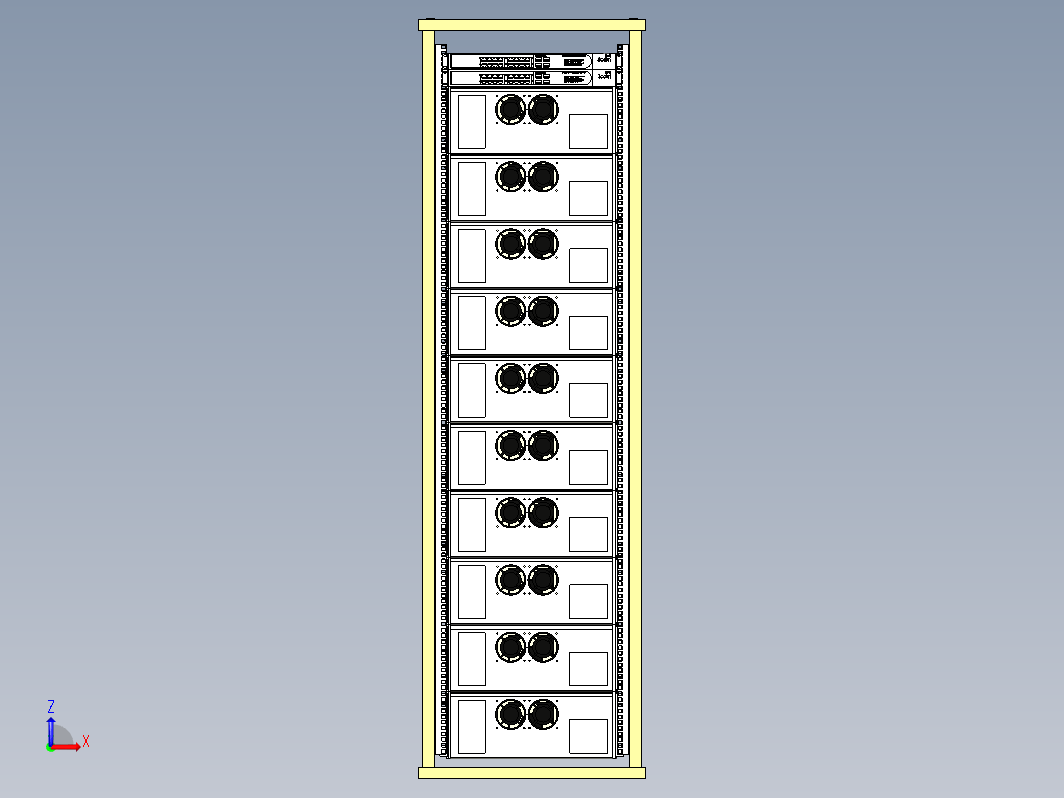 600x900x42HE木制服务器机架机柜