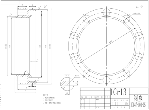 固定球阀-Q347-100-DN100全套CAD缩略图