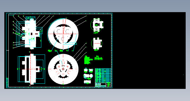 摆线RV减速机图纸